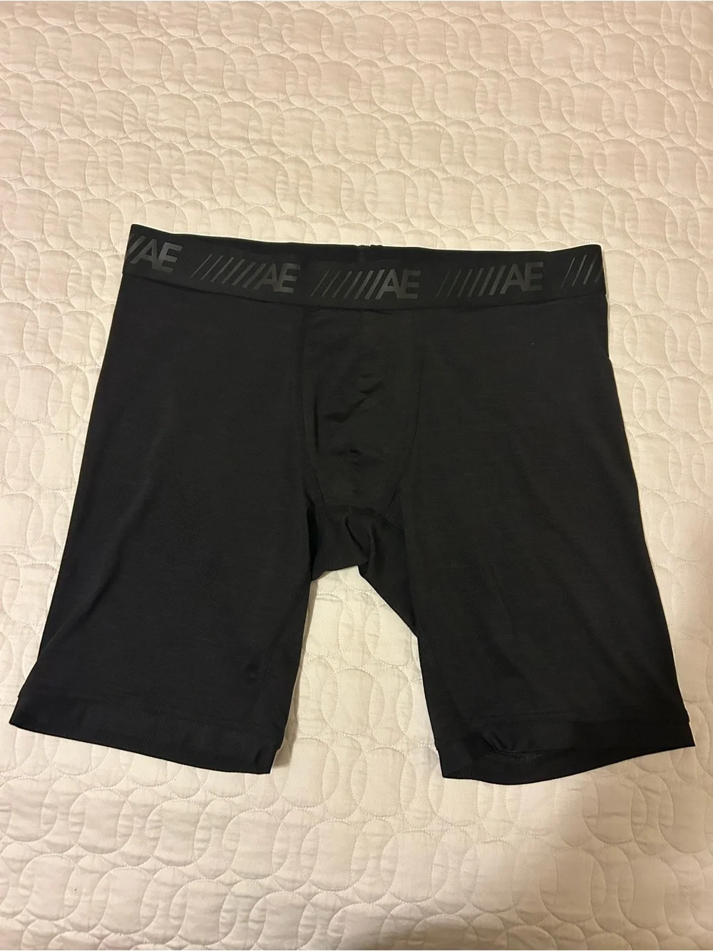 American Eagle Outfitters Black Boxer Briefs with Branded Waistband